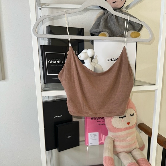 Joah brown cropped cami - Picture 4 of 7